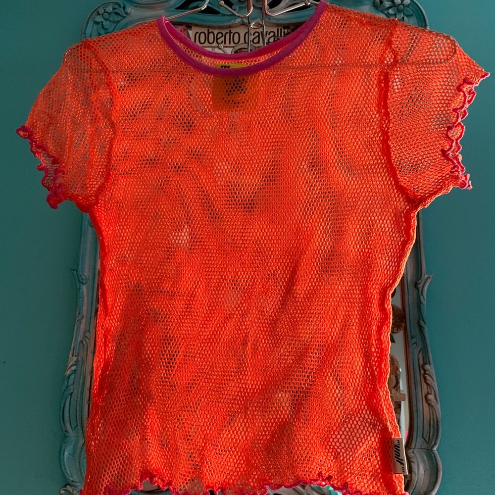 Unif mesh top! Super 90s vibes